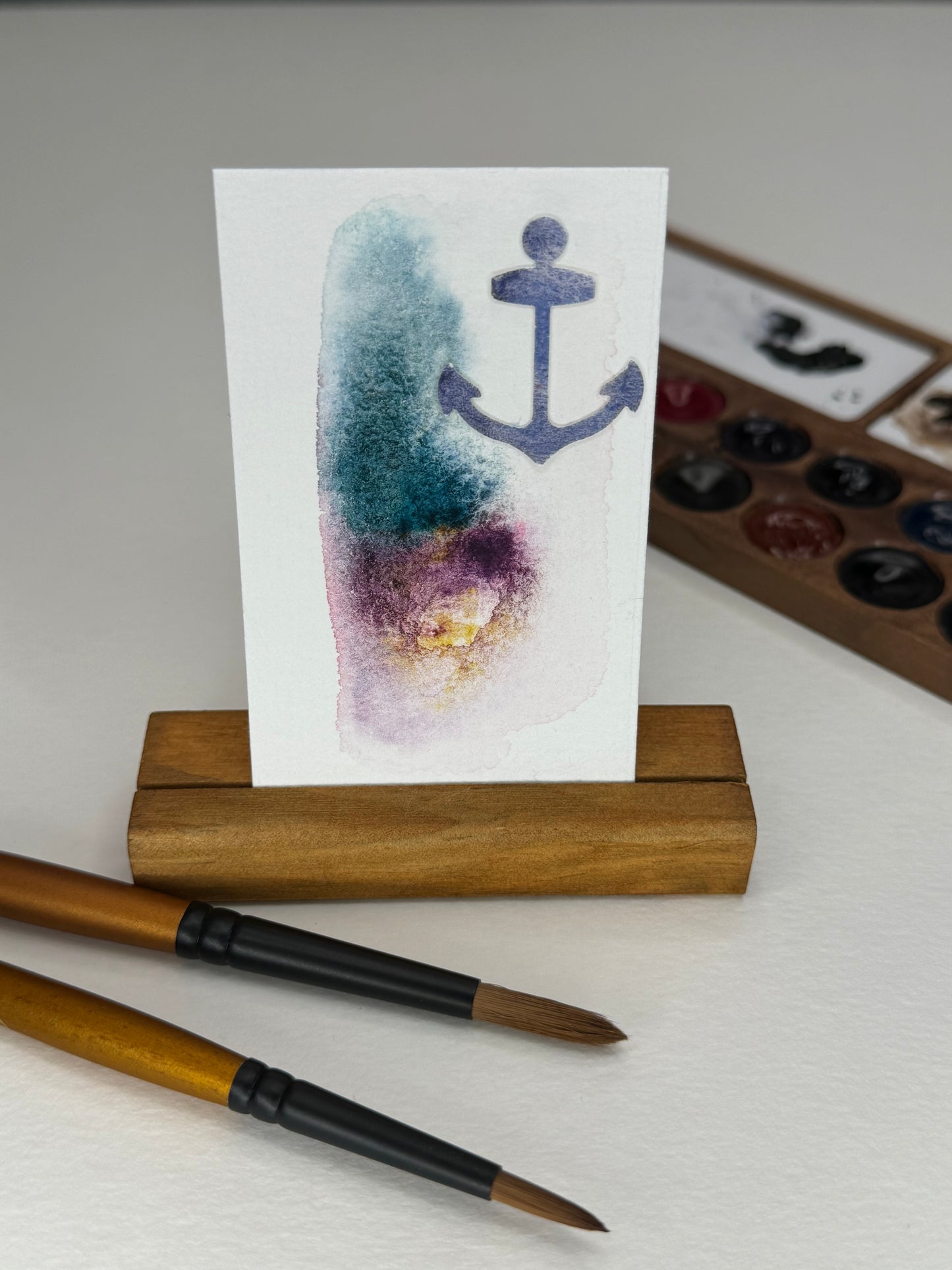 Mini Kunst 8x5cm Anker