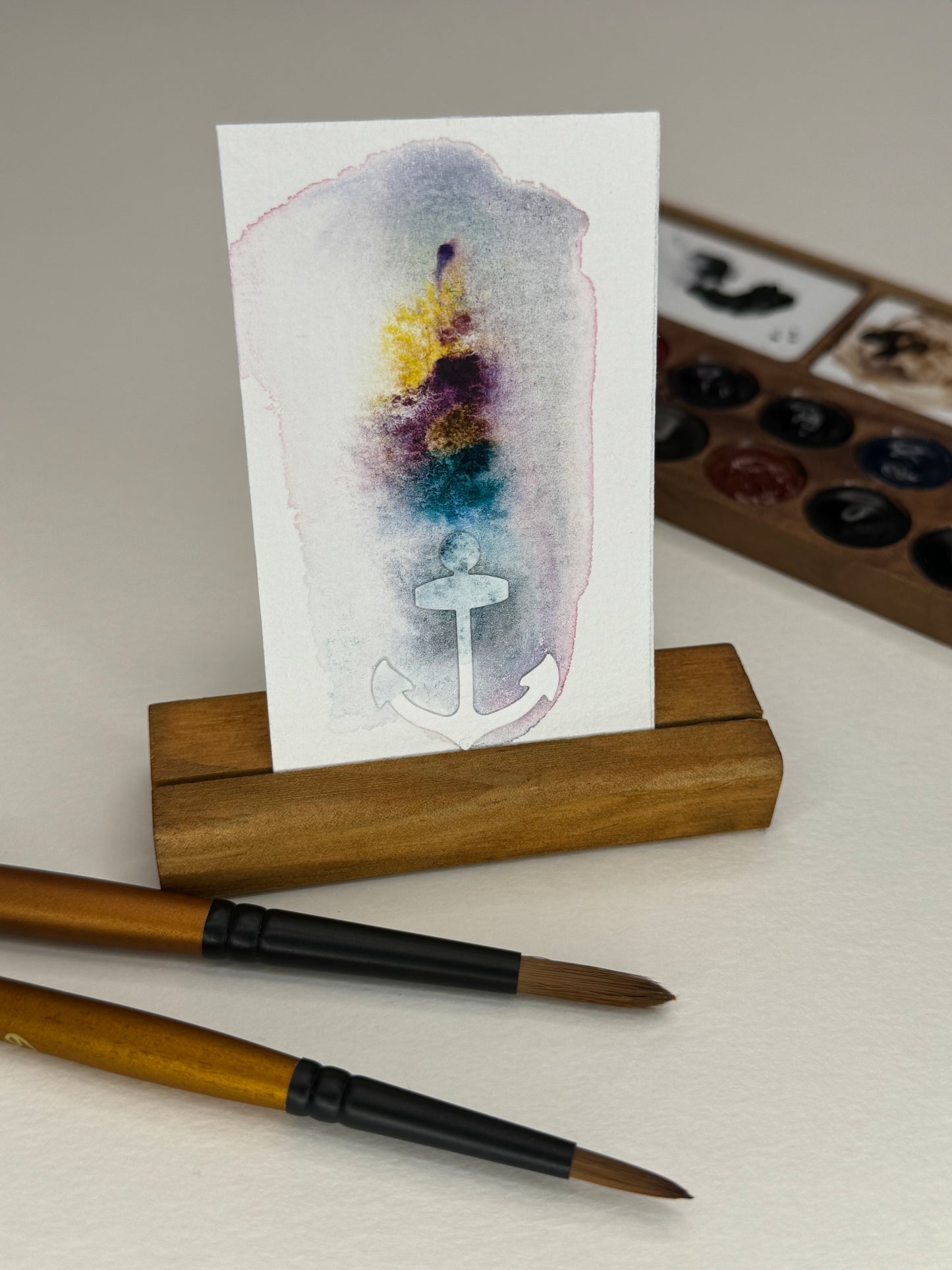 Mini Kunst 8x5cm Anker